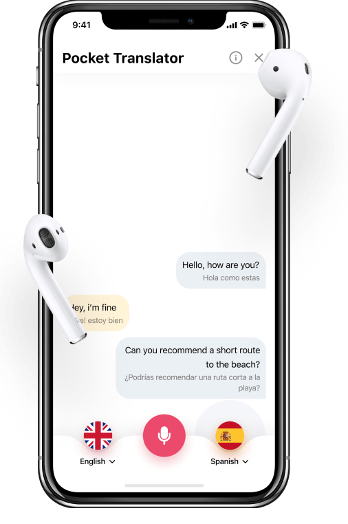 Translation via AirPods